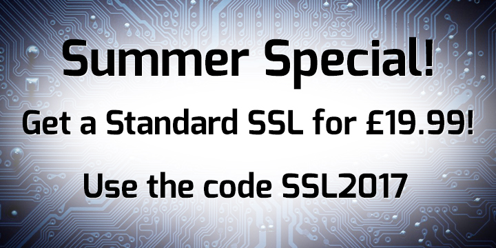 Summer Special SSL Certificate