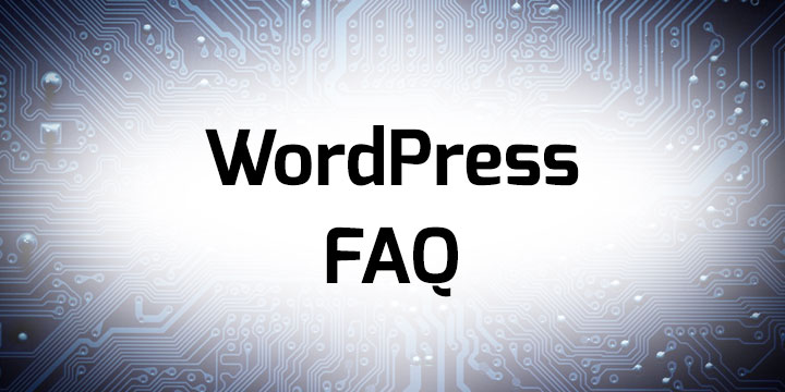 WordPress FAQ